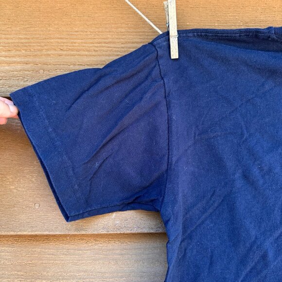 Vintage Sport Attack Dallas Cowboys Troy Aikman Kids X-Large Navy Graphic T-Shir - Picture 11 of 14